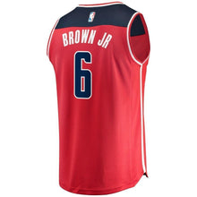Load image into Gallery viewer, Men's Fanatics Branded Troy Brown Jr. Red Washington Wizards Fast Break Replica Jersey – Icon Edition  Red