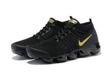 Load image into Gallery viewer, Nike Air Vapormax Flyknit 2 Black Gold Shoes Sneakers Men Sale Size US 7, 8, 8.5, 9, 10, 11