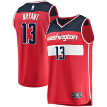 Load image into Gallery viewer, Men's Fanatics Branded Thomas Bryant Red Washington Wizards Fast Break Replica Jersey – Icon Edition  Red