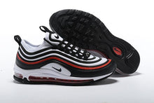 Load image into Gallery viewer, Nike Air Max 97 White Black Red Shoes Sale Men Size US 7, 8, 8.5, 9, 10, 11