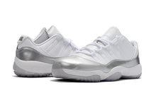 Load image into Gallery viewer, Nike Air Jordan 11 Retro Low White Metallic Silver Basketball Men