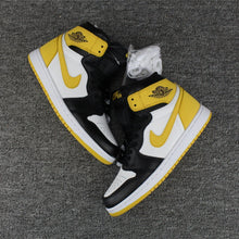 Load image into Gallery viewer, Nike Air Jordan 1 High Retro OF 6 Ring White Black Yellow Shoes Basketball Men