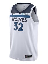 Load image into Gallery viewer, Minnesota Timberwolves KarlAnthony Towns Association Swingman Jersey  White