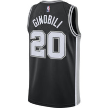 Load image into Gallery viewer, Manu Ginobili San Antonio Spurs Nike Men's Swingman Icon Jersey  Black
