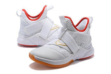 Load image into Gallery viewer, Nike Lebron Soldier XII 12 SFG EP Grey White Red Men Shoes Sale Size US7,8,8.5,9,10,11,12