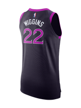 Load image into Gallery viewer, Minnesota Timberwolves City Edition Andrew Wiggins Authentic Jersey  Black