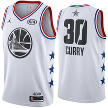 Load image into Gallery viewer, NBA AllStar Edition Stephen Curry # Men's Jordan Swingman Jersey  White