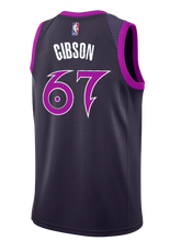 Load image into Gallery viewer, Minnesota Timberwolves City Edition Taj Gibson Swingman Jersey  Black
