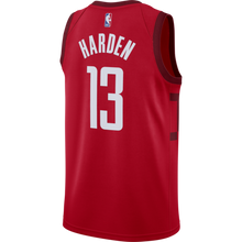 Load image into Gallery viewer, James Harden Men's Houston Rockets Earned Edition Swingman Jersey  Red