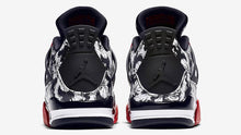 Load image into Gallery viewer, Nike Air Jordan 4 Tatoos Black White Red Basketball Men