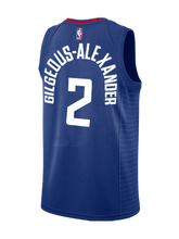 Load image into Gallery viewer, LA Clippers Shai Gilgeouxander Icon Swingman Jersey  Blue