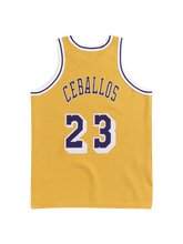 Load image into Gallery viewer, Los Angeles Lakers Ceballos Merino Knit Jersey  Gold