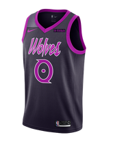 Load image into Gallery viewer, Minnesota Timberwolves City Edition Jeff Teague Swingman Jersey  Black