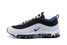 Load image into Gallery viewer, Nike Air Max 97 Black White Blue Shoes Sale Size US 7, 8, 8.5, 9, 10, 11