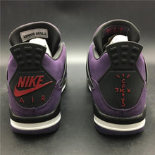 Load image into Gallery viewer, Nike Air Jordan 4 Retro Travis Scott Purple Dynasty Var Red Black Men Shoes Sale