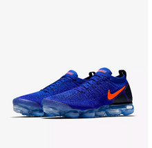 Load image into Gallery viewer, Nike Air Vapormax Flyknit 2 Blue Black Orange Shoes Sneakers Men Sale Size US 7, 8, 8.5, 9, 10, 11