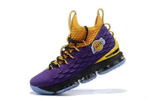 Load image into Gallery viewer, Nike Lebron XV 15 Purple Yellow Black Men Shoes Sale Size US7,8,8.5,9,10,11,12