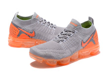 Load image into Gallery viewer, Nike Air Vapormax Flyknit 2 Grey Orange Shoes Sneakers Men Sale Size US 7, 8, 8.5, 9, 10, 11