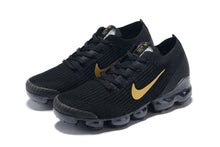 Load image into Gallery viewer, Nike Air Vapormax Flyknit 3 Black Gold White Shoes Sneakers Men Sale Size US 7, 8, 8.5, 9, 10, 11