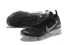 Load image into Gallery viewer, OFF WHITE x Nike Air Vapormax Black Shoes Sneakers Men Sale Size US 7, 8, 8.5, 9, 10, 11