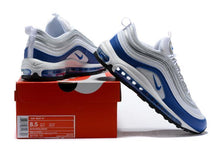 Load image into Gallery viewer, Nike Air Max 97 White Royal Silver Blue Shoes Sale Men Size US 7, 8, 8.5, 9, 10, 11