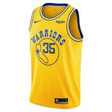 Load image into Gallery viewer, Kevin Durant Golden State Warriors Swingman Hardwood Classic Jersey  Gold