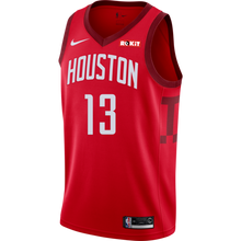 Load image into Gallery viewer, James Harden Men's Houston Rockets Earned Edition Swingman Jersey  Red
