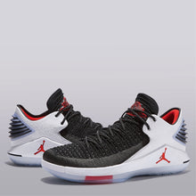 Load image into Gallery viewer, Jordan Xxxii Low Basketball Shoe - Black/university Red-white - Mens