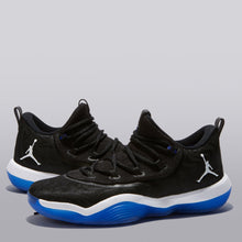 Load image into Gallery viewer, Jordan Super Fly 2017 Low Basketball Shoe - Black/white-hyper Royal - Mens