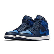 Load image into Gallery viewer, Men's Jordan 1 Mid Basketball Shoes - Dark Blue