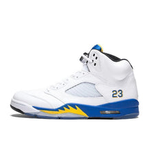 Load image into Gallery viewer, Men's Jordan 5 Retro Laney Basketball Shoes - White