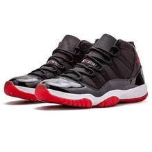 Load image into Gallery viewer, Men's Jordan Bred 11 Basketball Shoes - Black