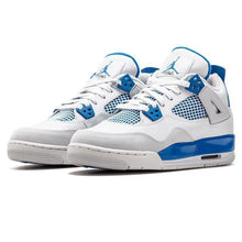 Load image into Gallery viewer, Men's Jordan 4 Retro Basketball Shoes - White Blue