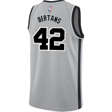 Load image into Gallery viewer, Bertans San Antonio Spurs Men's Nike  Statement Edition Swingman Personalized Jersey   Grey
