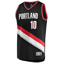 Load image into Gallery viewer, Jake Layman Portland Trail Blazers Fast Break Team Color Player Jersey  Icon Edition  Black