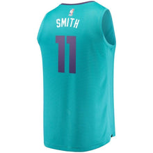 Load image into Gallery viewer, Men's Fanatics Branded Zach Smith Teal Charlotte Hornets Fast Break Replica Jersey – Icon Edition   Aqua