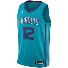 Load image into Gallery viewer, Men's Jordan Brand Dwight Howard Teal Charlotte Hornets Swingman Jersey  Icon Edition   Aqua