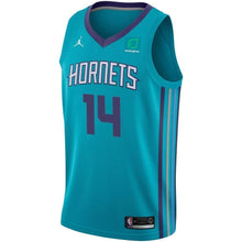 Load image into Gallery viewer, Men's Jordan Brand Michael KiddGilchrist Teal Charlotte Hornets Swingman Sponsor Patch Jersey – Icon Edition  Aqua