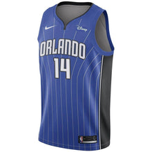 Load image into Gallery viewer, Men's Nike DJ Augustin Royal Orlando Magic Swingman Sponsor Patch Jersey  Icon Edition  Blue