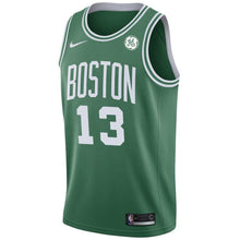Load image into Gallery viewer, Men's Nike Marcus Morris Green Boston Celtics Swingman Sponsor Patch Jersey  Icon Edition  Green