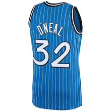 Load image into Gallery viewer, Men's Mitchell &amp; Ness Shaquille O'Neal Blue Orlando Magic  Hardwood Classics Swingman Jersey  Blue