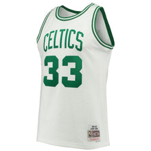 Load image into Gallery viewer, Men's Mitchell &amp; Ness Larry Bird White Boston Celtics  Hardwood Classics Swingman Jersey  White