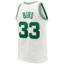 Load image into Gallery viewer, Men's Mitchell &amp; Ness Larry Bird White Boston Celtics  Hardwood Classics Swingman Jersey  White