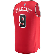 Load image into Gallery viewer, Men's Fanatics Branded Antonio Blakeney Red Chicago Bulls Fast Break Road Replica Player Jersey  Icon Edition  Red
