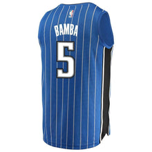 Load image into Gallery viewer, Men's Fanatics Branded Mohamed Bamba Blue Orlando Magic  NBA Draft First Round Pick Fast Break Replica Jersey – Icon Edition  Blue