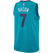 Load image into Gallery viewer, Men's Jordan Brand Dwayne Bacon Teal Charlotte Hornets Swingman Sponsor Patch Jersey – Icon Edition  Aqua