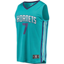 Load image into Gallery viewer, Men's Fanatics Branded Dwayne Bacon Teal Charlotte Hornets Fast Break Replica Player Jersey  Icon Edition  Aqua