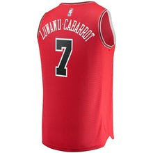 Load image into Gallery viewer, Men's Fanatics Branded Timothe LuwawuCabarrot Red Chicago Bulls Fast Break Replica Jersey – Icon Edition  Red
