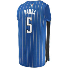 Load image into Gallery viewer, Men's Fanatics Branded Mohamed Bamba Blue Orlando Magic Fast Break Replica Jersey – Icon Edition  Blue
