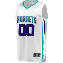 Load image into Gallery viewer, Men's Fanatics Branded White Charlotte Hornets Fast Break Custom Replica Jersey  Association Edition   White